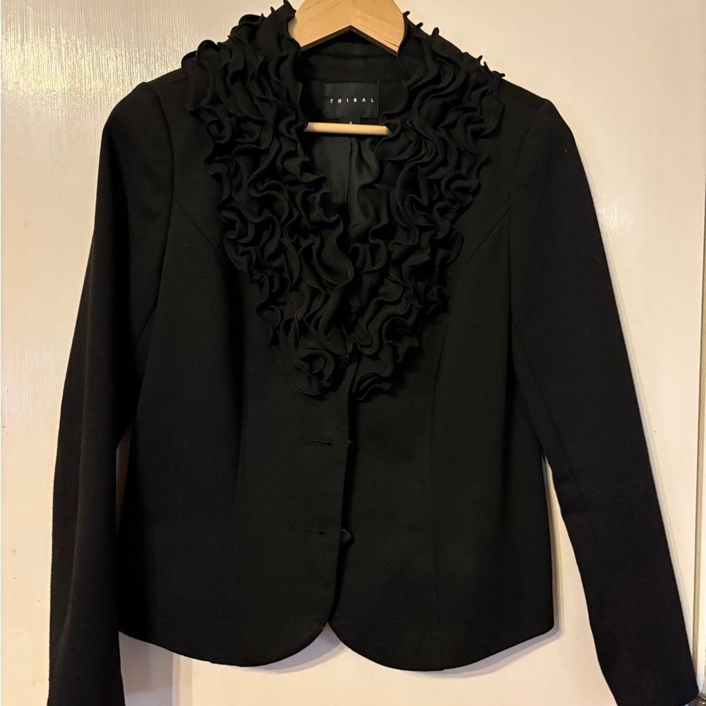 Tribal Black Ruffled Stitch Fix #1032 Size 8
